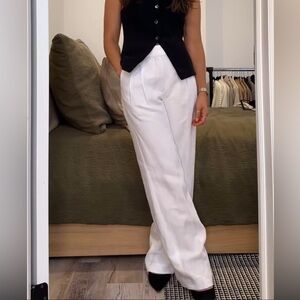 Aritzia Effortless Linen Trousers